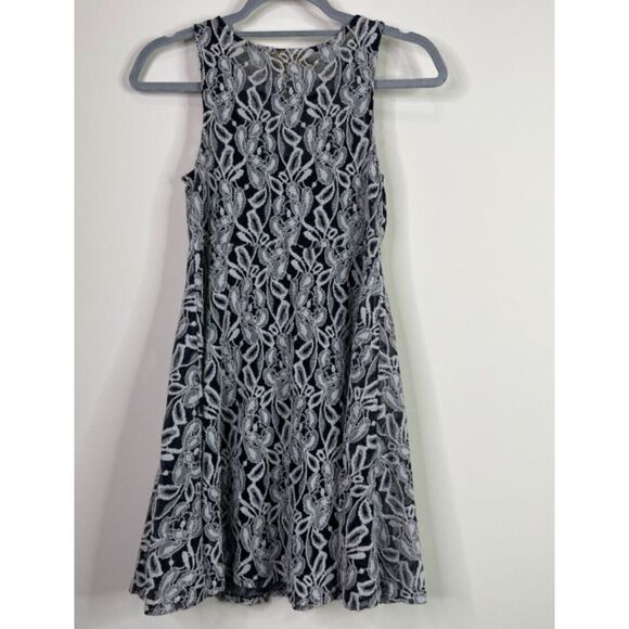 Free People Miles Of Lace Sleeveless Skater Dress Women's Size XS - Picture 6 of 7